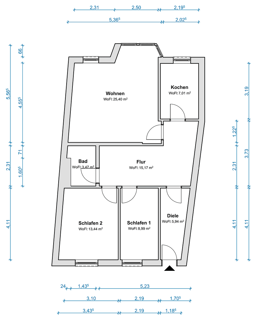 Predaj bytu 3-izbový 79 m², Hildesheim, Dolné Sasko Predaj bytu 3-izbový 79 m², Hildesheim, Dolné Sasko