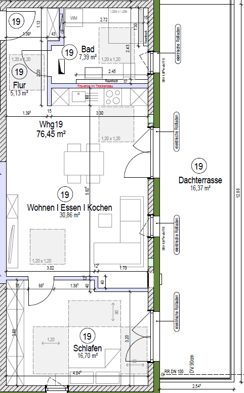 Prenájom bytu 2-izbový 77 m², Dombühl, Bavorsko Prenájom bytu 2-izbový 77 m², Dombühl, Bavorsko