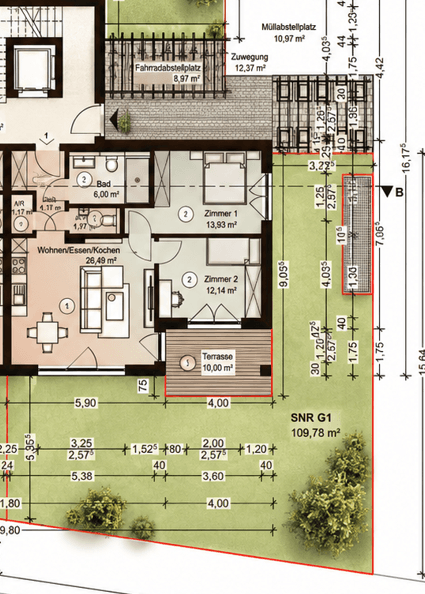 Predaj bytu 3-izbový 71 m², Zeilheck 10, Aßlar, Hesensko Predaj bytu 3-izbový 71 m², Zeilheck 10, Aßlar, Hesensko
