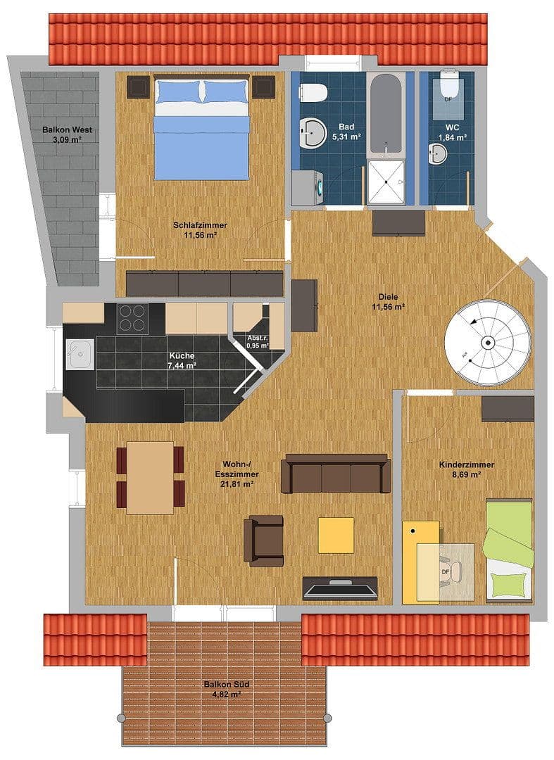 Predaj bytu 3-izbový 95 m², Hermann-Hesse-Straße 36, Nufringen, Bádensko-Wurttembersko Predaj bytu 3-izbový 95 m², Hermann-Hesse-Straße 36, Nufringen, Bádensko-Wurttembersko