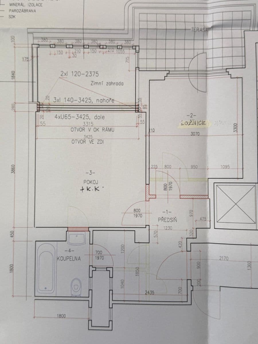 Prenájom bytu 2-izbový 45 m², Přemyslovská, Praha, Praha Prenájom bytu 2-izbový 45 m², Přemyslovská, Praha, Praha