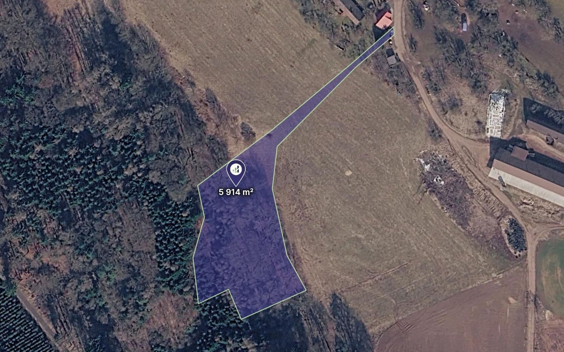 Predaj pozemku 5.914 m², Úbislavice, Královéhradecký kraj Predaj pozemku 5.914 m², Úbislavice, Královéhradecký kraj