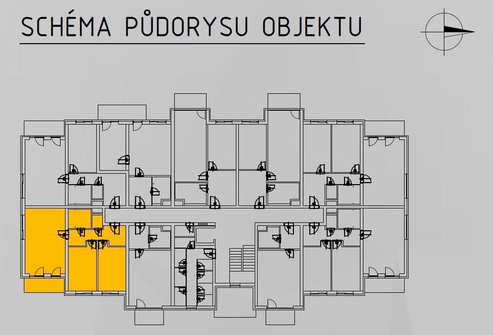 Predaj bytu 3-izbový 74 m², Husova tř., České Budějovice, Jihočeský kraj Predaj bytu 3-izbový 74 m², Husova tř., České Budějovice, Jihočeský kraj