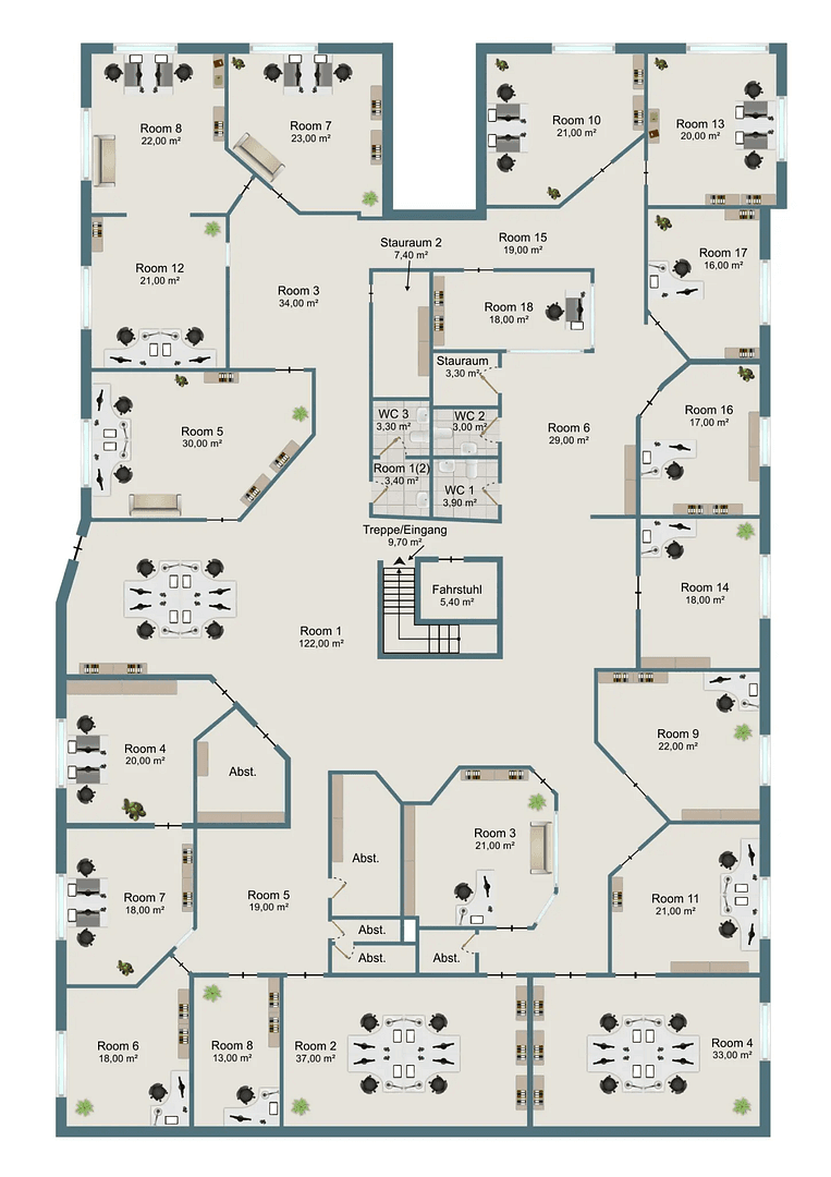 Prenájom kancelárie 632 m², Braunschweig, Dolné Sasko Prenájom kancelárie 632 m², Braunschweig, Dolné Sasko