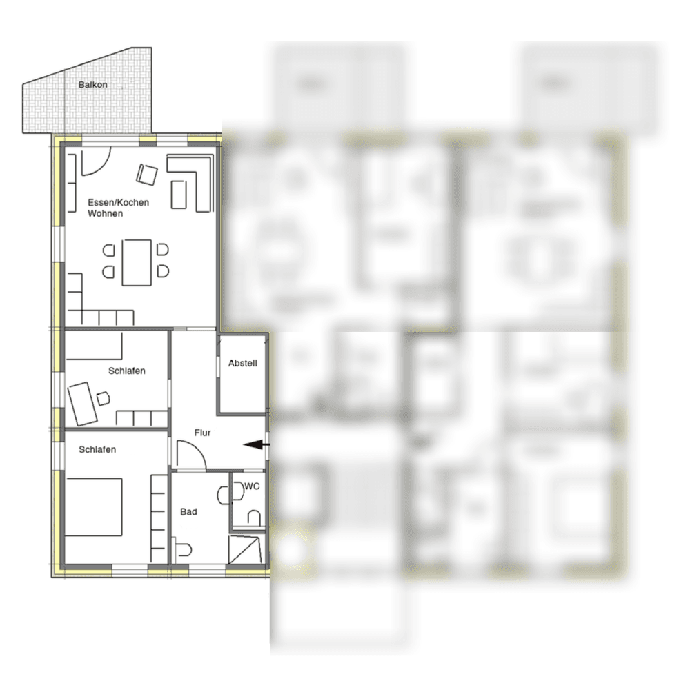 Prenájom bytu 3-izbový 93 m², Porta Westfalica, Severné Porýnie - Westfálsko Prenájom bytu 3-izbový 93 m², Porta Westfalica, Severné Porýnie - Westfálsko