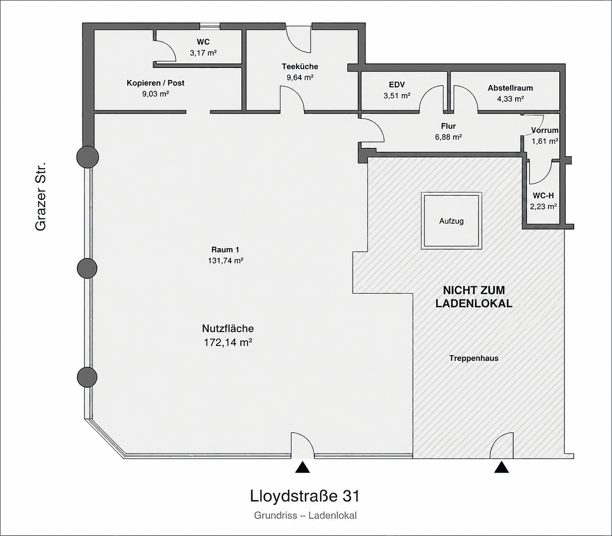 Prenájom kancelárie 172 m², Lloydstraße 31, Bremerhaven, Brémy Prenájom kancelárie 172 m², Lloydstraße 31, Bremerhaven, Brémy