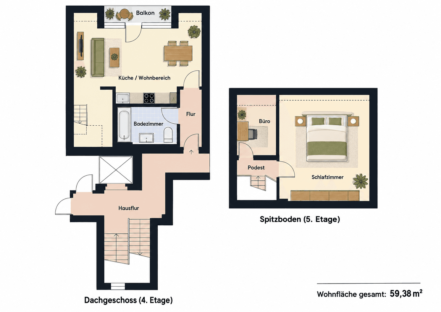 Prenájom bytu 2-izbový 60 m², Maxim-Gorki-Str. 42, Magdeburg, Sasko-Anhaltsko Prenájom bytu 2-izbový 60 m², Maxim-Gorki-Str. 42, Magdeburg, Sasko-Anhaltsko