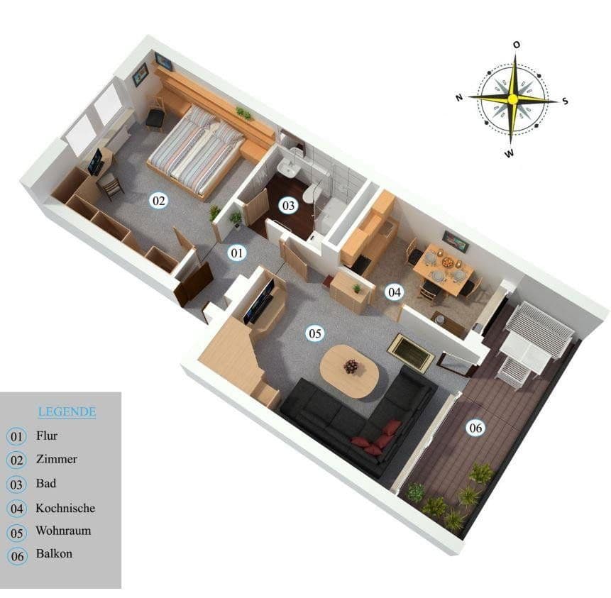 Predaj bytu 2-izbový 48 m², Weissenberg 1, Missen-Wilhams, Bavorsko Predaj bytu 2-izbový 48 m², Weissenberg 1, Missen-Wilhams, Bavorsko