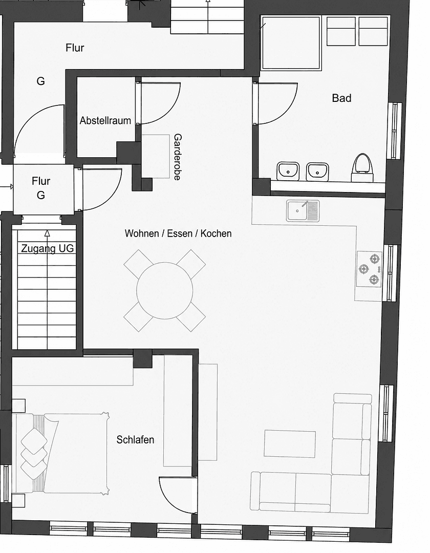 Prenájom bytu 2-izbový 65 m², Ilshofen, Bádensko-Wurttembersko Prenájom bytu 2-izbový 65 m², Ilshofen, Bádensko-Wurttembersko