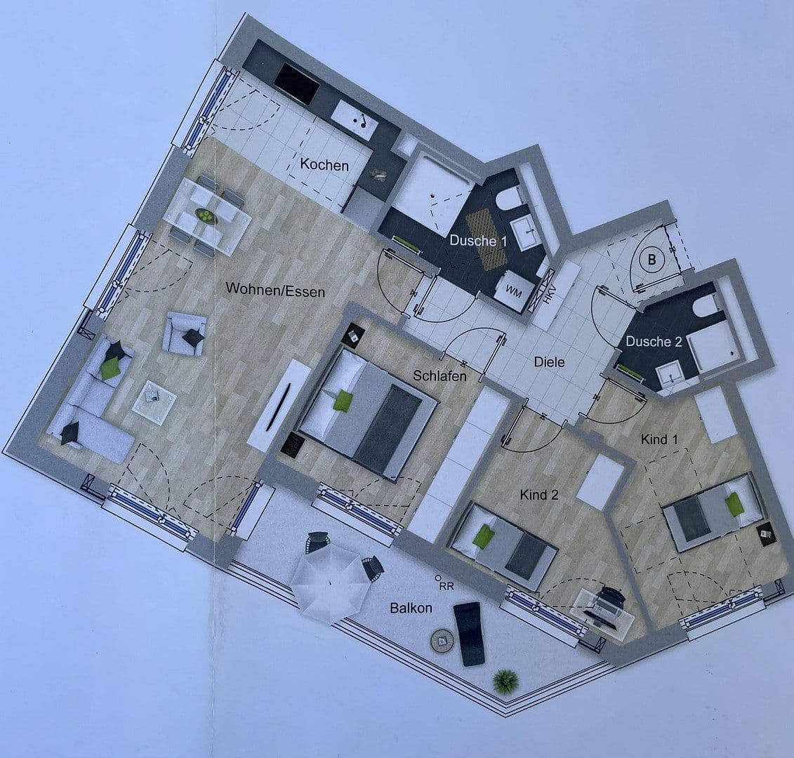 Prenájom bytu 4-izbový 97 m², Colmdorfstr.13, München, Bavorsko Prenájom bytu 4-izbový 97 m², Colmdorfstr.13, München, Bavorsko