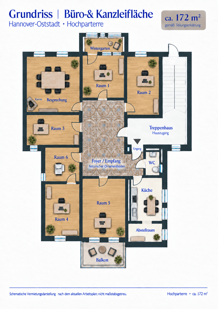 Prenájom kancelárie 172 m², Bödekerstr. 31, Hannover, Dolné Sasko Prenájom kancelárie 172 m², Bödekerstr. 31, Hannover, Dolné Sasko