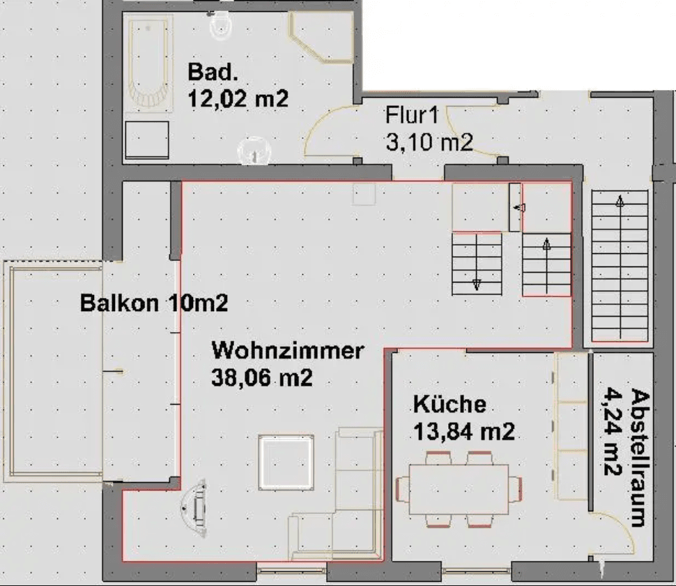 Prenájom bytu 3-izbový 100 m², Lübbenau/Spreewald, Brandenbursko Prenájom bytu 3-izbový 100 m², Lübbenau/Spreewald, Brandenbursko