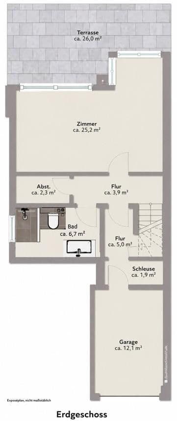Prenájom bytu 4-izbový 120 m², Bremen, Brémy Prenájom bytu 4-izbový 120 m², Bremen, Brémy