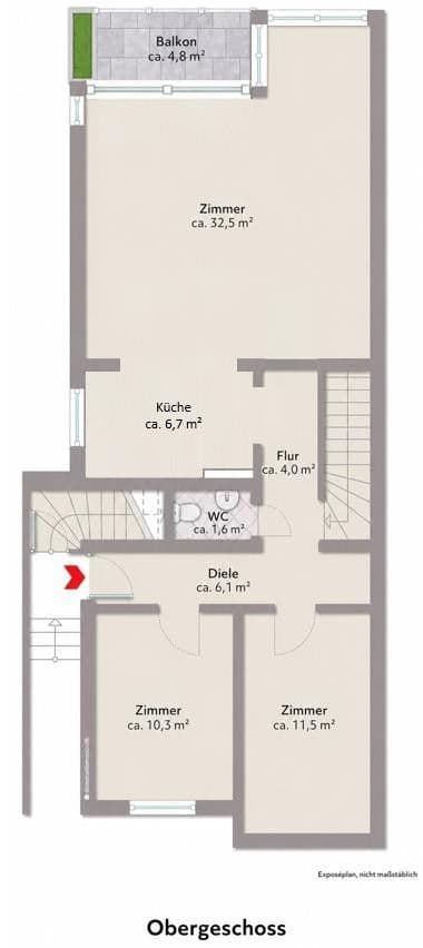 Prenájom bytu 4-izbový 120 m², Bremen, Brémy Prenájom bytu 4-izbový 120 m², Bremen, Brémy