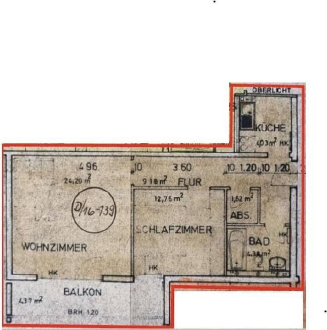 Predaj bytu 2-izbový 61 m², Am Europakanal 36, Erlangen, Bavorsko Predaj bytu 2-izbový 61 m², Am Europakanal 36, Erlangen, Bavorsko
