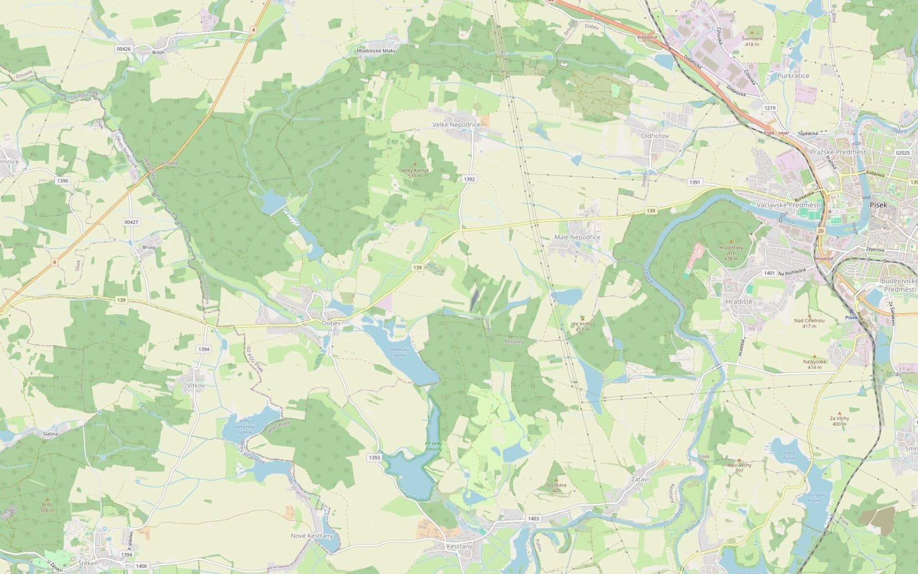 Predaj pozemku 22.914 m², Dobev, Jihočeský kraj Predaj pozemku 22.914 m², Dobev, Jihočeský kraj