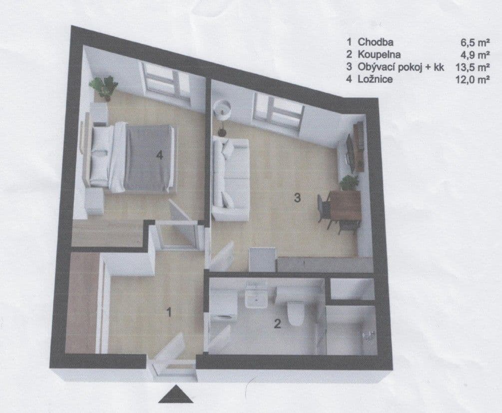 Prenájom bytu 2-izbový 38 m², U Štěpánků, Hořovice, Středočeský kraj Prenájom bytu 2-izbový 38 m², U Štěpánků, Hořovice, Středočeský kraj