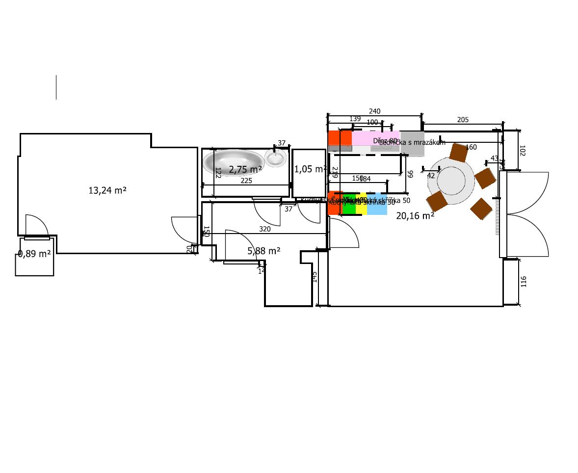 Prenájom bytu 2-izbový 44 m², Ve Střešovičkách, Praha, Praha Prenájom bytu 2-izbový 44 m², Ve Střešovičkách, Praha, Praha