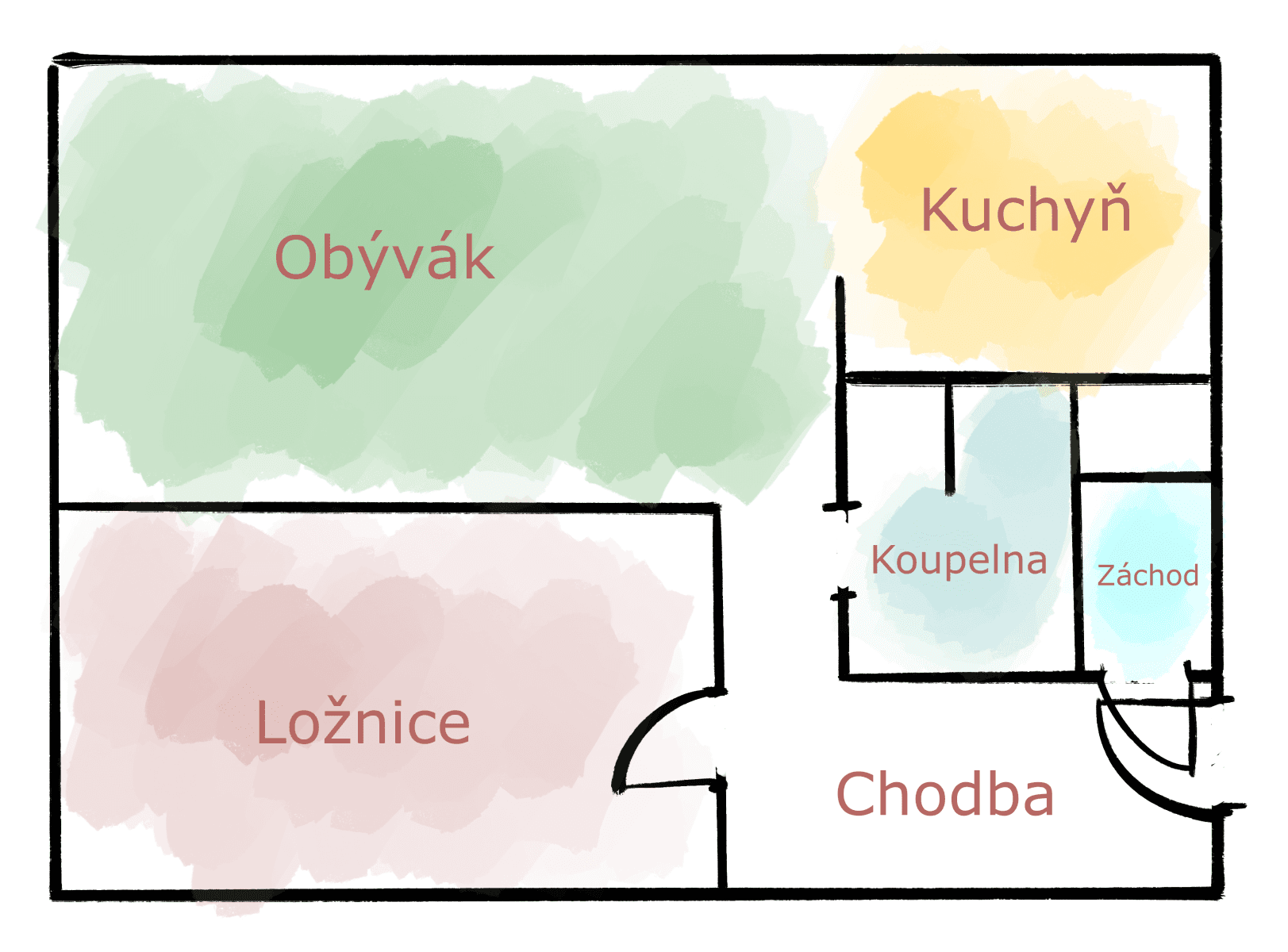 Prenájom bytu 2-izbový 47 m², K Zahrádkám, Praha, Praha Prenájom bytu 2-izbový 47 m², K Zahrádkám, Praha, Praha