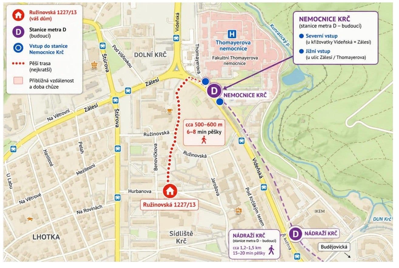Predaj bytu 4-izbový 67 m², Ružinovská, Praha, Praha Predaj bytu 4-izbový 67 m², Ružinovská, Praha, Praha