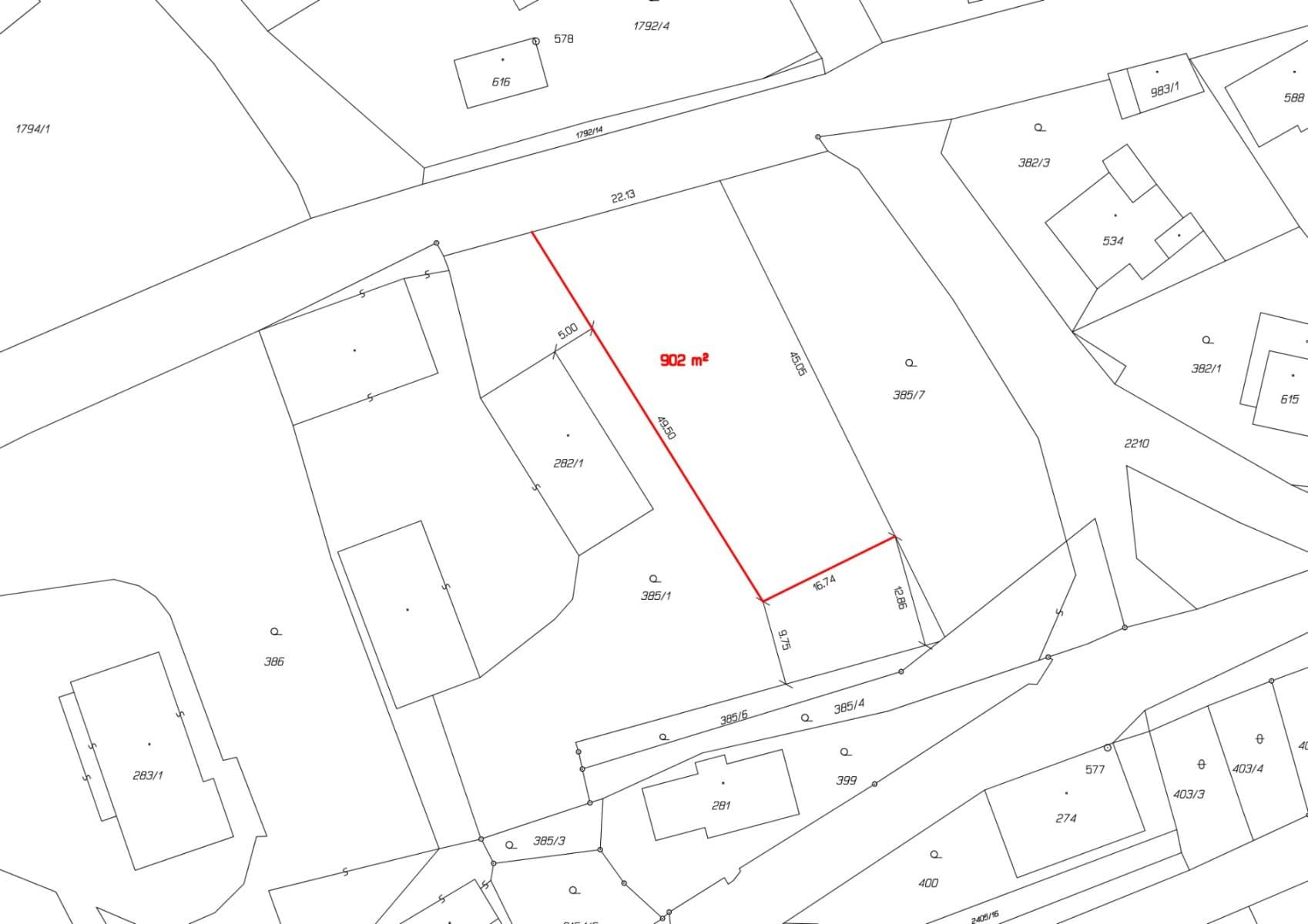 Predaj pozemku 902 m², Skalice u České Lípy, Liberecký kraj Predaj pozemku 902 m², Skalice u České Lípy, Liberecký kraj