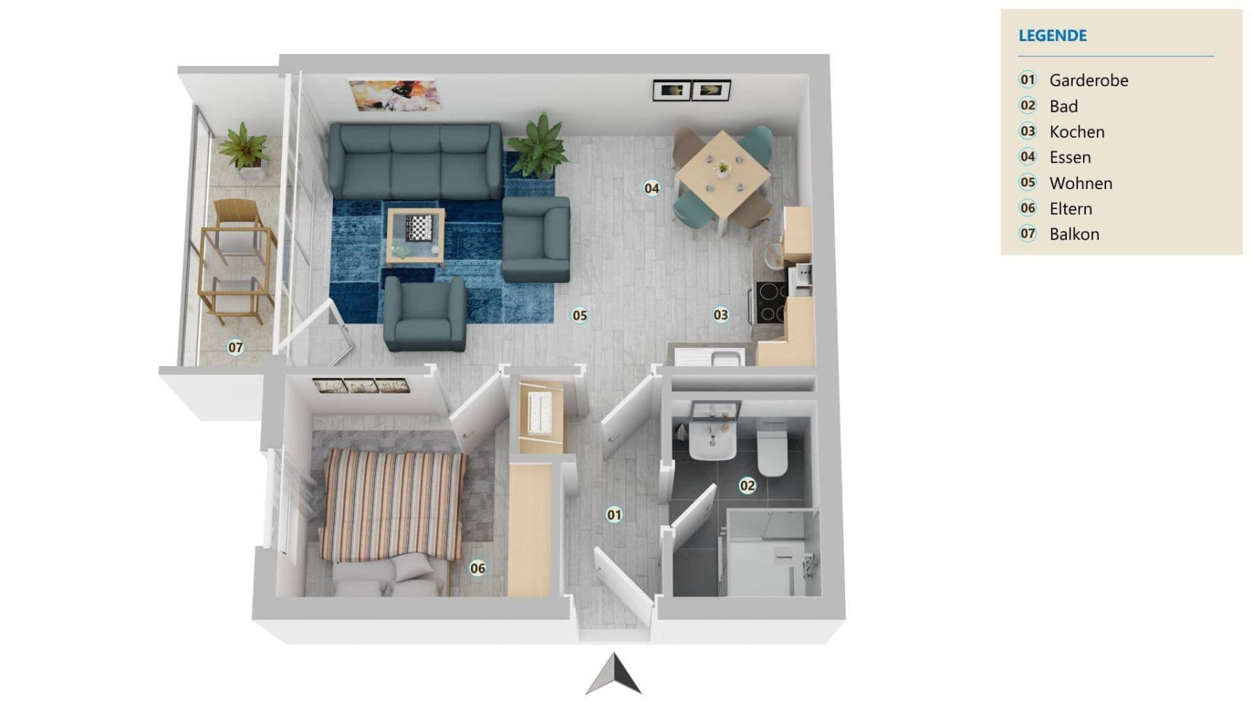 Predaj bytu 2-izbový 45 m², Weinheim, Bádensko-Wurttembersko Predaj bytu 2-izbový 45 m², Weinheim, Bádensko-Wurttembersko