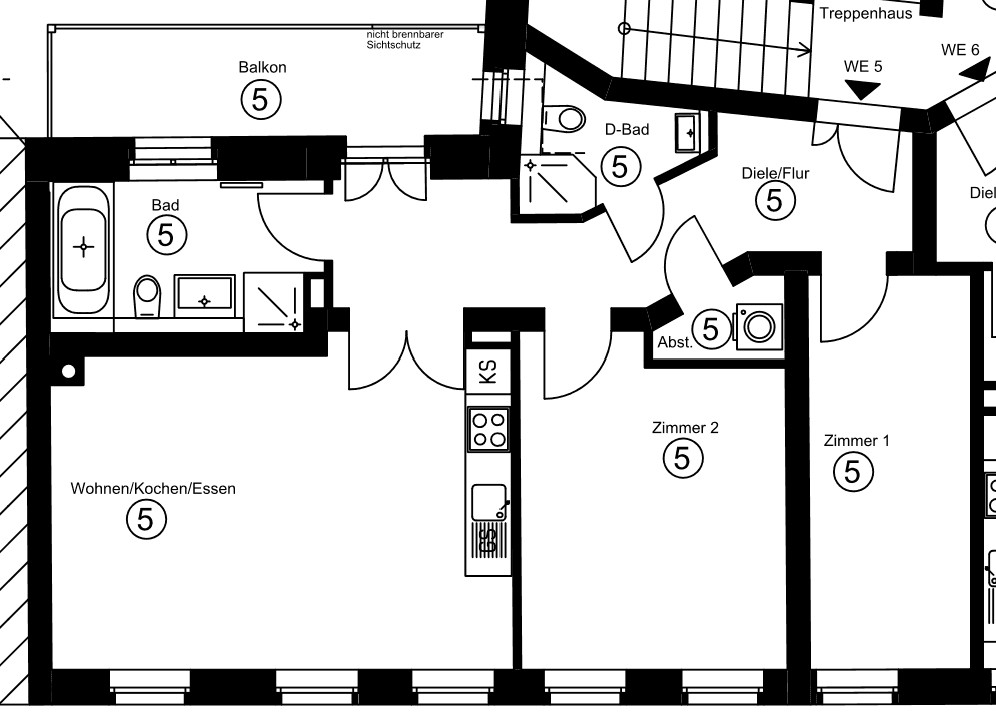 Prenájom bytu 3-izbový 87 m², Roßmarktstraße 9, Leipzig, Sasko Prenájom bytu 3-izbový 87 m², Roßmarktstraße 9, Leipzig, Sasko
