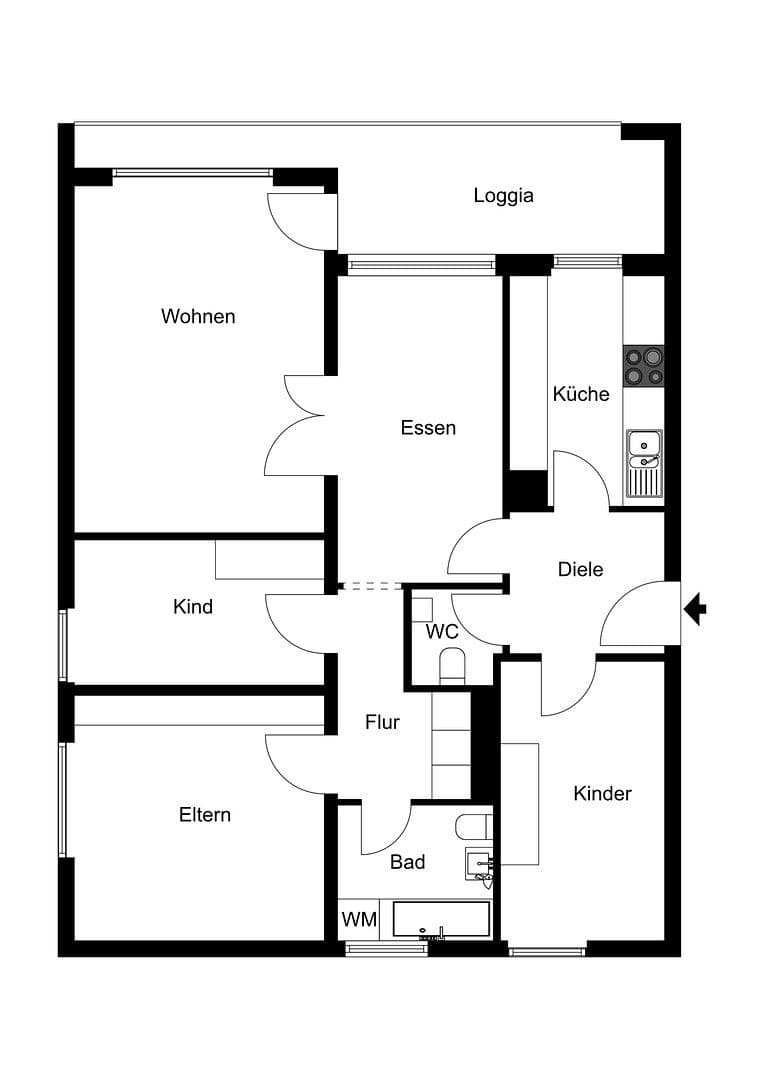 Prenájom bytu 4-izbový 91 m², Aschau im Chiemgau, Bavorsko Prenájom bytu 4-izbový 91 m², Aschau im Chiemgau, Bavorsko