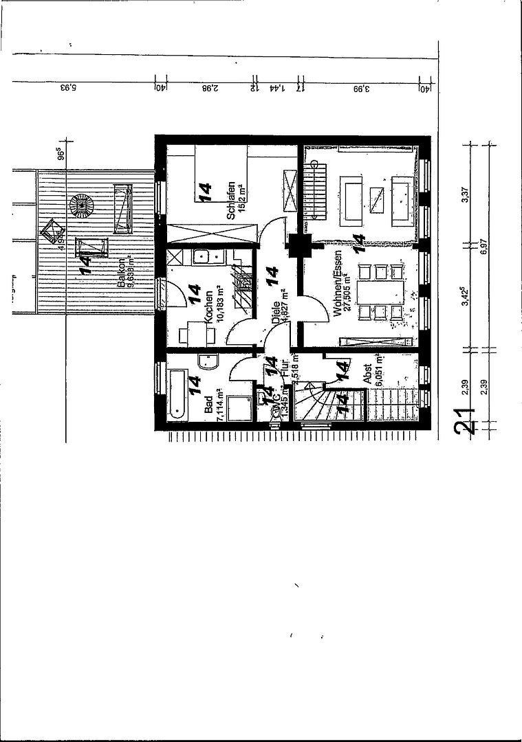 Prenájom bytu 2-izbový 113 m², Delmenhorst, Dolné Sasko Prenájom bytu 2-izbový 113 m², Delmenhorst, Dolné Sasko