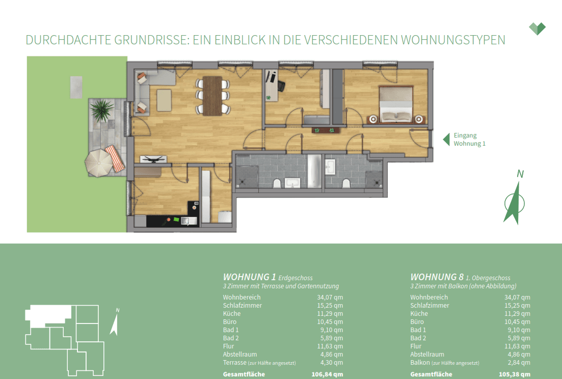 Prenájom bytu 3-izbový 107 m², Taufkirchen/Vils, Bavorsko Prenájom bytu 3-izbový 107 m², Taufkirchen/Vils, Bavorsko