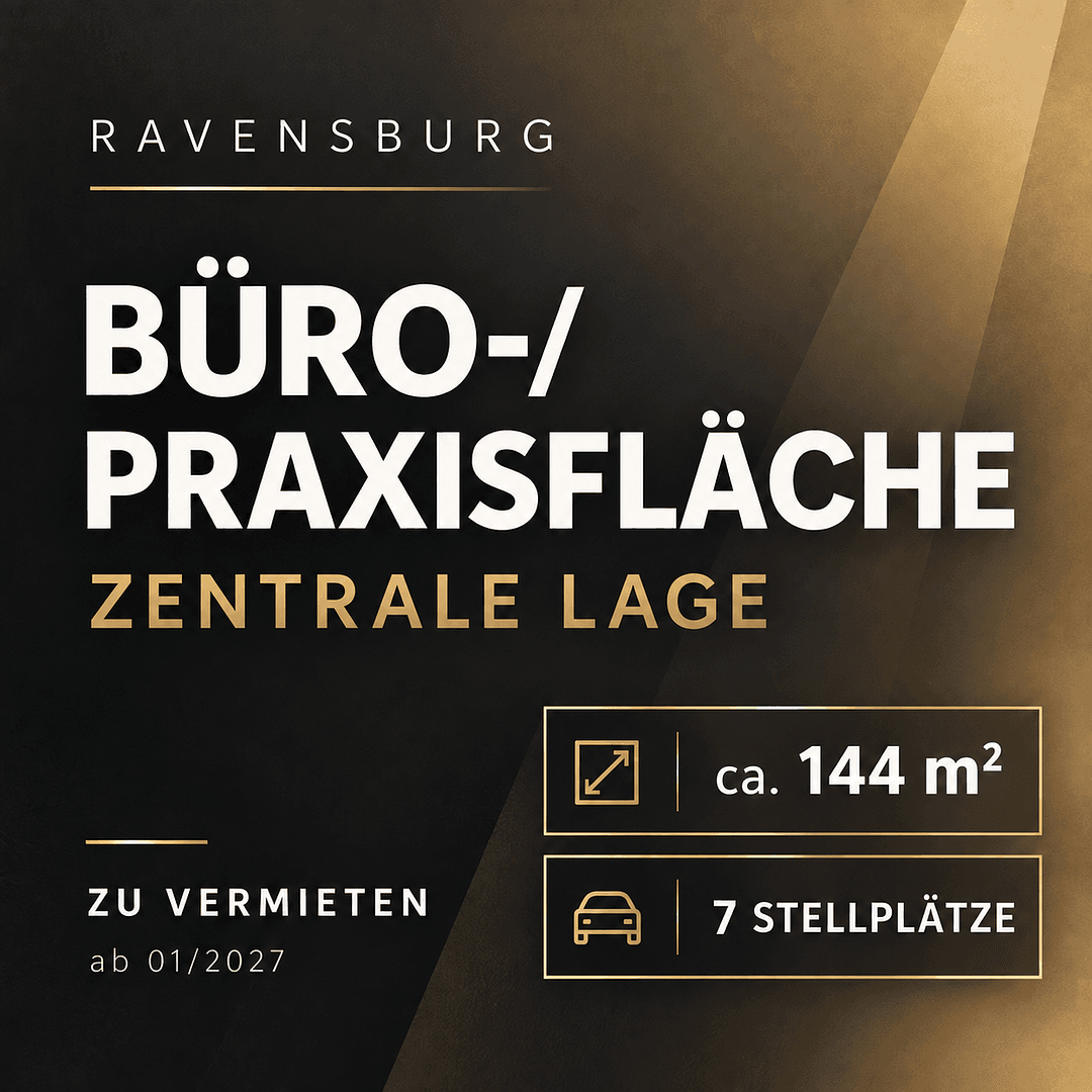 Prenájom kancelárie 145 m², Ravensburg, Bádensko-Wurttembersko Prenájom kancelárie 145 m², Ravensburg, Bádensko-Wurttembersko