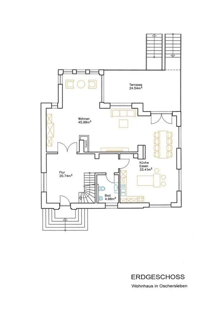 Predaj domu 250 m², pozemok 1.340 m², Oschersleben, Sasko-Anhaltsko Predaj domu 250 m², pozemok 1.340 m², Oschersleben, Sasko-Anhaltsko