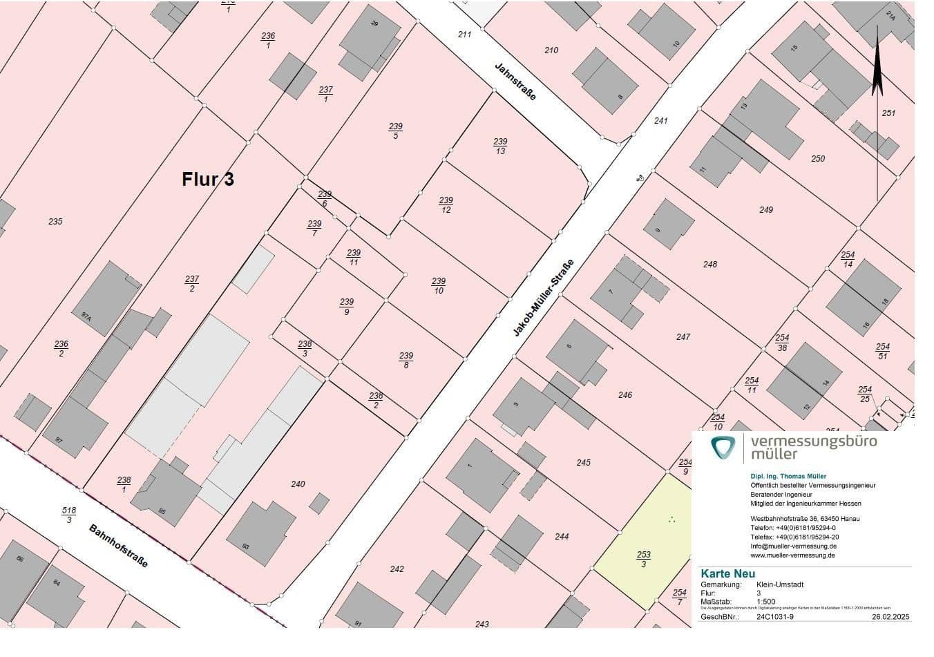 Predaj pozemku 489 m², Jakob-Müller-Str. / Jahnstr., Groß-Umstadt, Hesensko Predaj pozemku 489 m², Jakob-Müller-Str. / Jahnstr., Groß-Umstadt, Hesensko