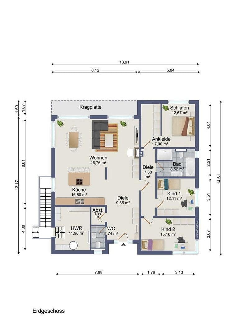 Predaj bytu 4-izbový 151 m², Kirchhain, Hesensko Predaj bytu 4-izbový 151 m², Kirchhain, Hesensko