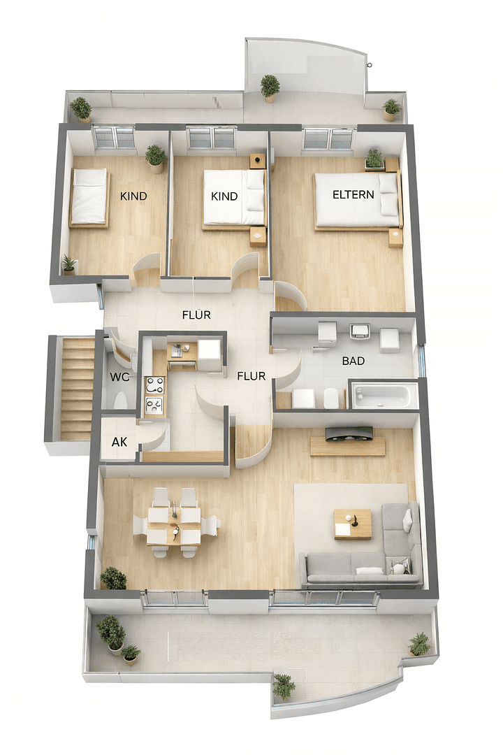 Predaj bytu 4-izbový 106 m², Königs Wusterhausen, Brandenbursko Predaj bytu 4-izbový 106 m², Königs Wusterhausen, Brandenbursko