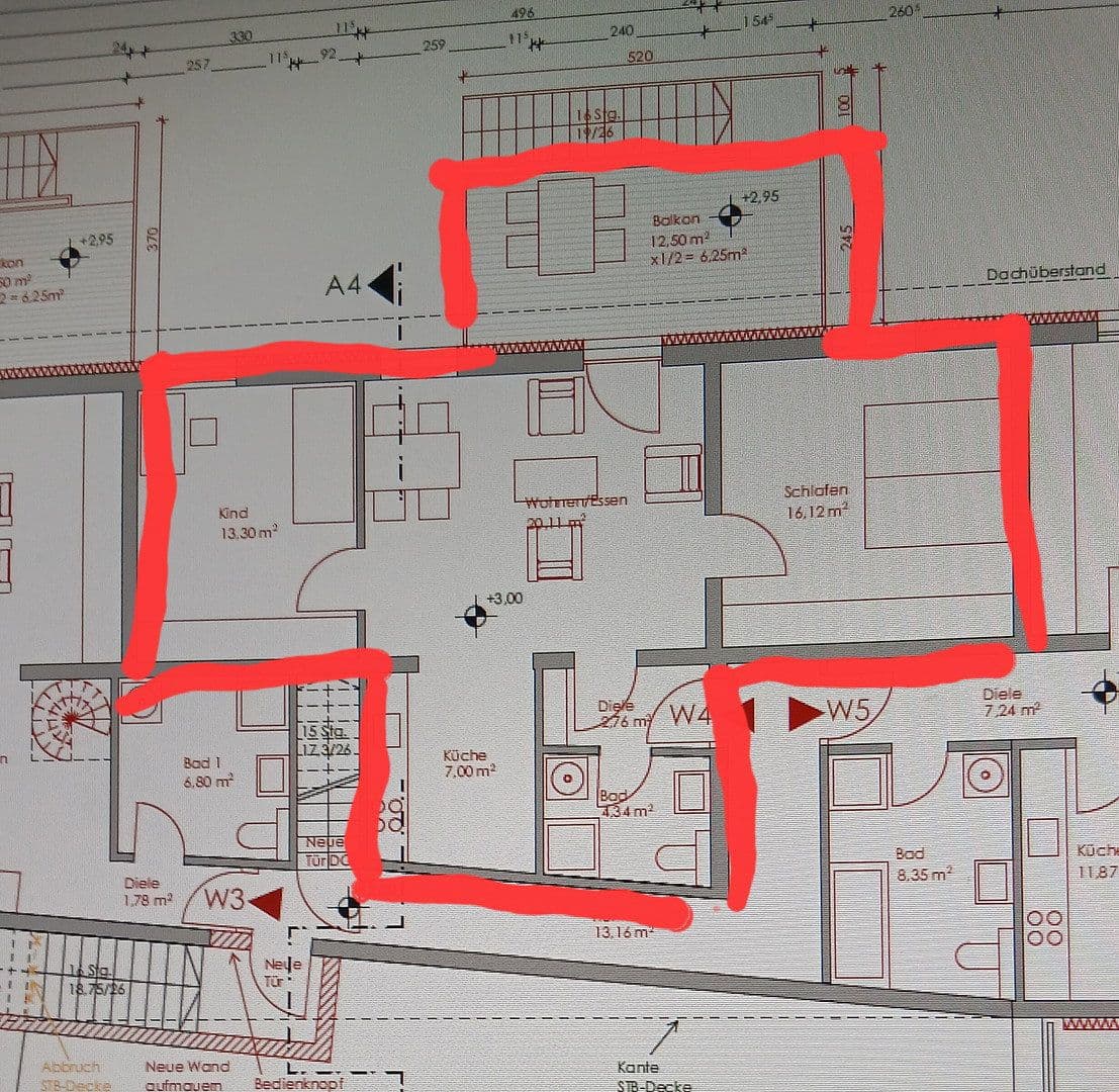 Prenájom bytu 3-izbový 72 m², Rattenkirchen, Bavorsko Prenájom bytu 3-izbový 72 m², Rattenkirchen, Bavorsko