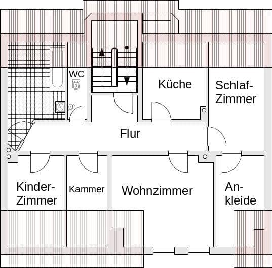 Prenájom bytu 3-izbový 85 m², Worms am Rhein, Porýnie-Falcko Prenájom bytu 3-izbový 85 m², Worms am Rhein, Porýnie-Falcko