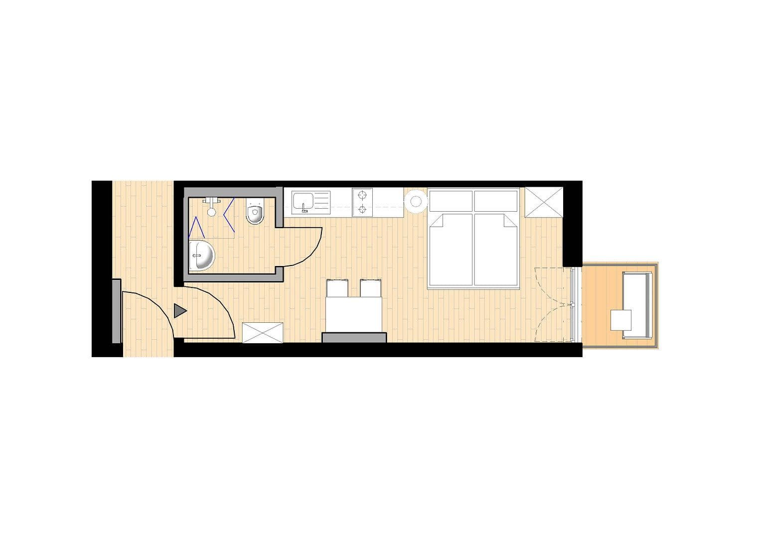 Prenájom bytu 1-izbový 30 m², Ezanvillestr. 14, Heidelberg, Bádensko-Wurttembersko Prenájom bytu 1-izbový 30 m², Ezanvillestr. 14, Heidelberg, Bádensko-Wurttembersko