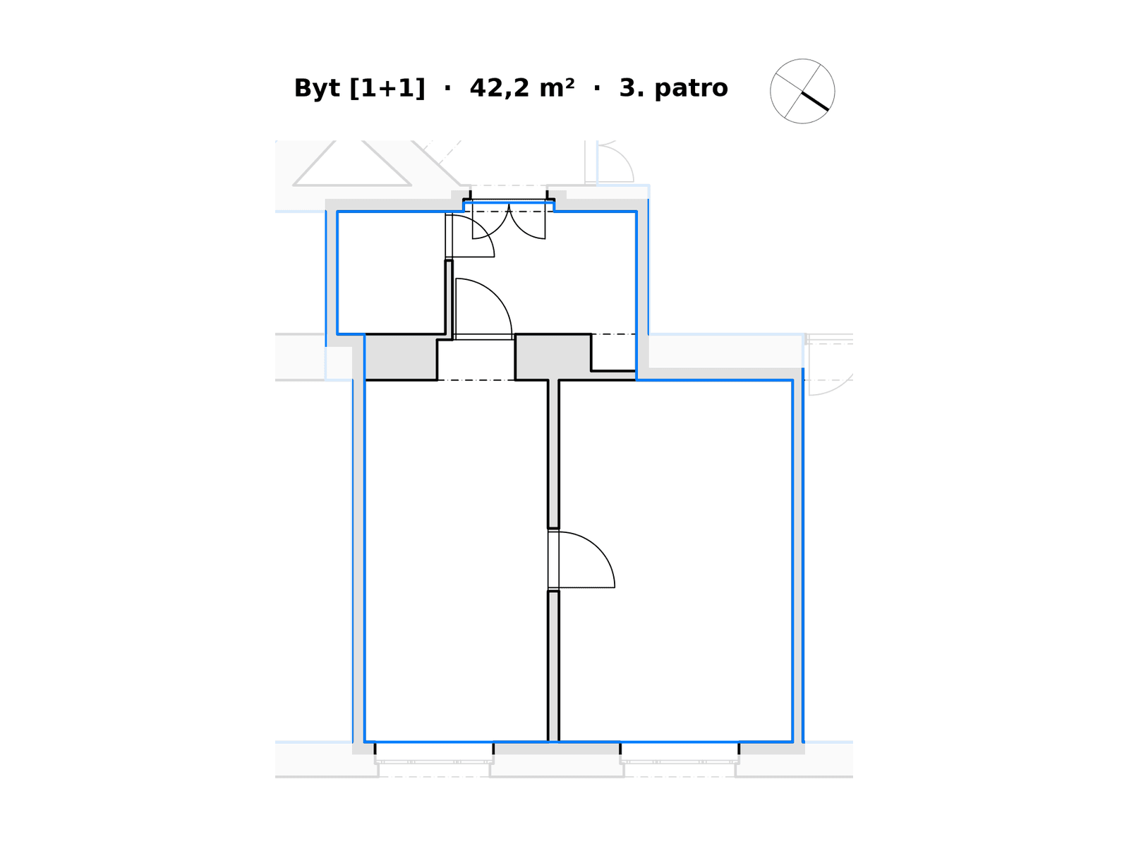 Predaj bytu 1-izbový 42 m², Primátorská, Praha, Praha Predaj bytu 1-izbový 42 m², Primátorská, Praha, Praha