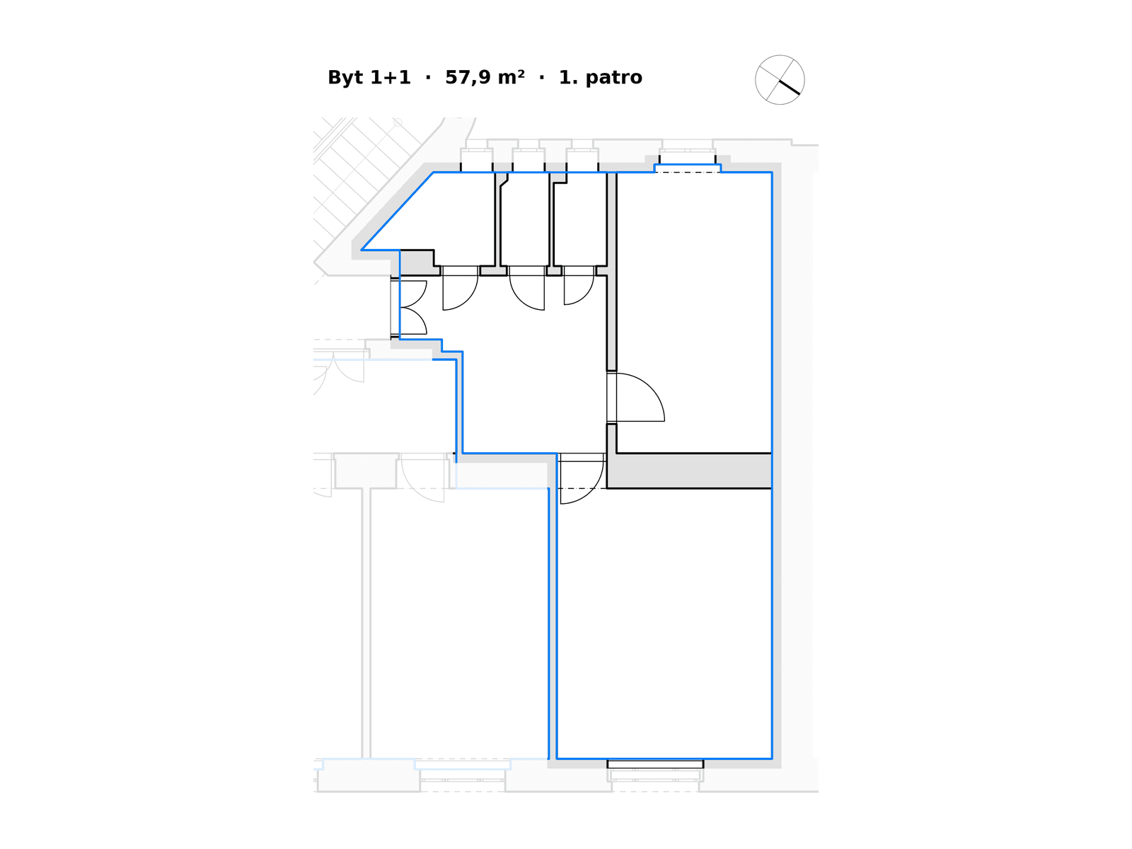 Predaj bytu 1-izbový 58 m², Primátorská, Praha, Praha Predaj bytu 1-izbový 58 m², Primátorská, Praha, Praha