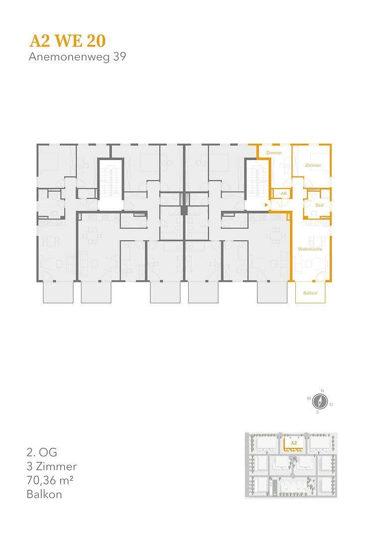 Prenájom bytu 3-izbový 71 m², Anemonenweg 39, Wandlitz, Brandenbursko Prenájom bytu 3-izbový 71 m², Anemonenweg 39, Wandlitz, Brandenbursko