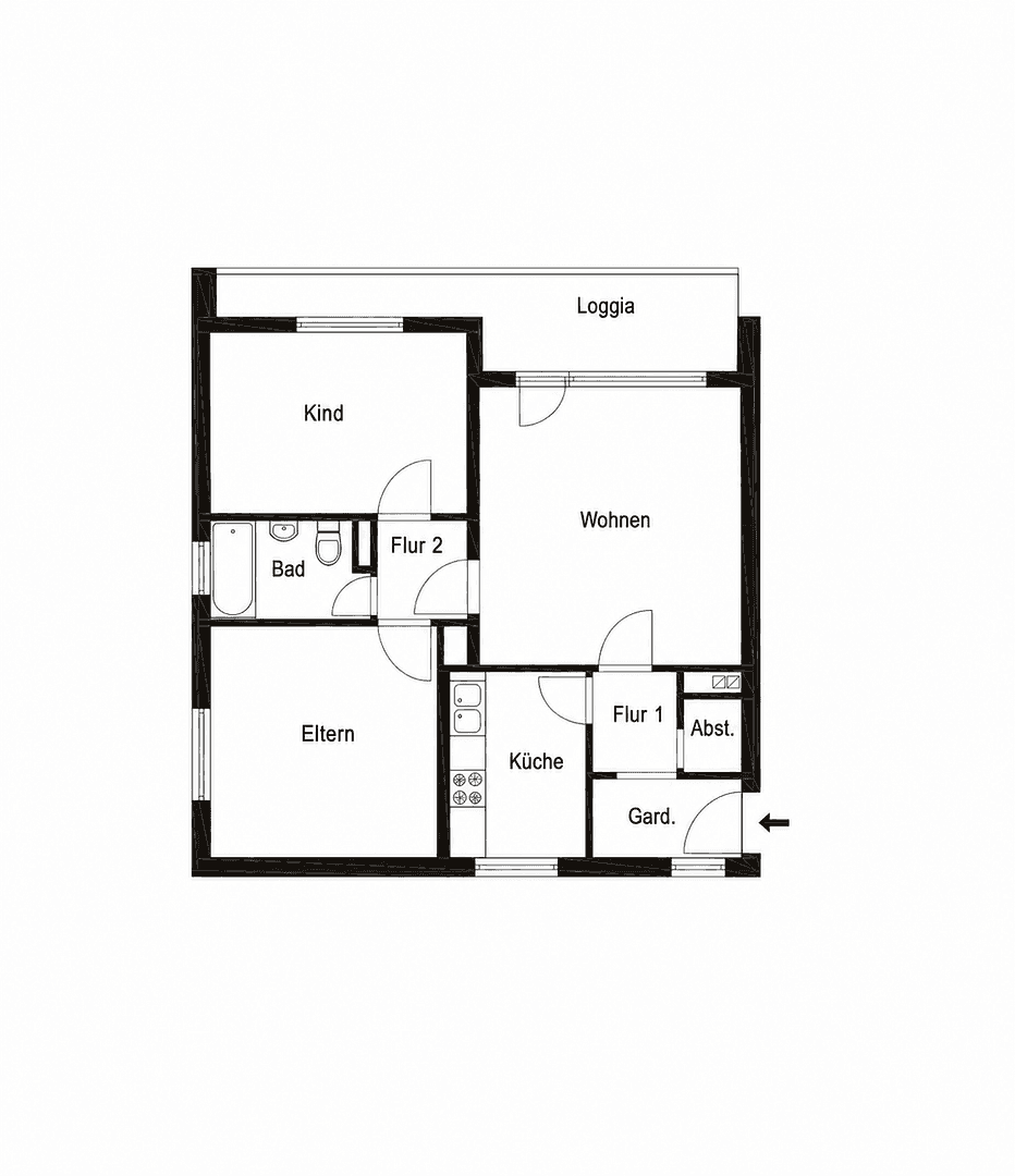 Prenájom bytu 3-izbový 72 m², München, Bavorsko Prenájom bytu 3-izbový 72 m², München, Bavorsko