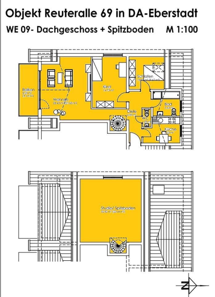 Prenájom bytu 4-izbový 101 m², Reuterallee 69, Darmstadt, Hesensko Prenájom bytu 4-izbový 101 m², Reuterallee 69, Darmstadt, Hesensko