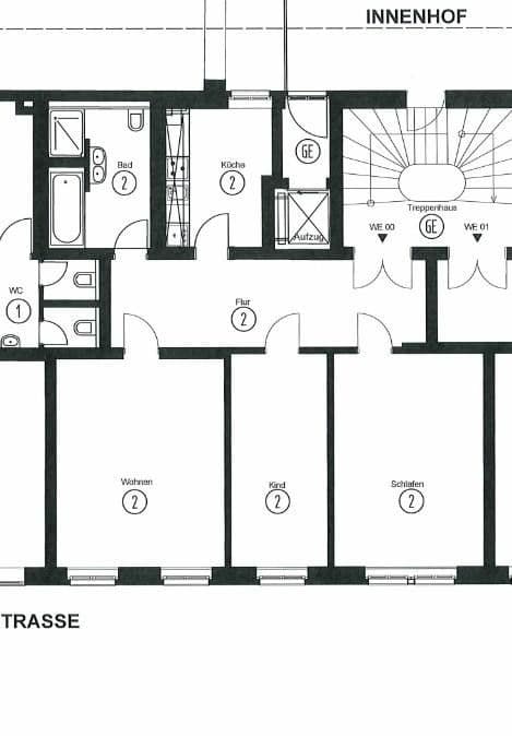 Prenájom bytu 3-izbový 98 m², Leipzig, Sasko Prenájom bytu 3-izbový 98 m², Leipzig, Sasko