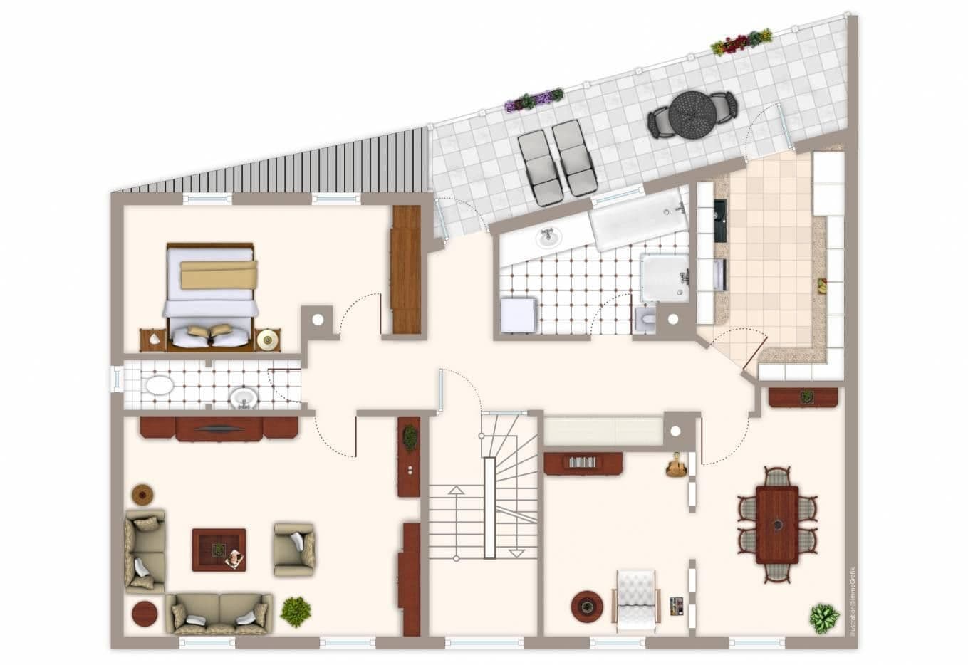 Prenájom bytu 3-izbový 100 m², Oberndorfer Straße 23, Schramberg, Bádensko-Wurttembersko Prenájom bytu 3-izbový 100 m², Oberndorfer Straße 23, Schramberg, Bádensko-Wurttembersko
