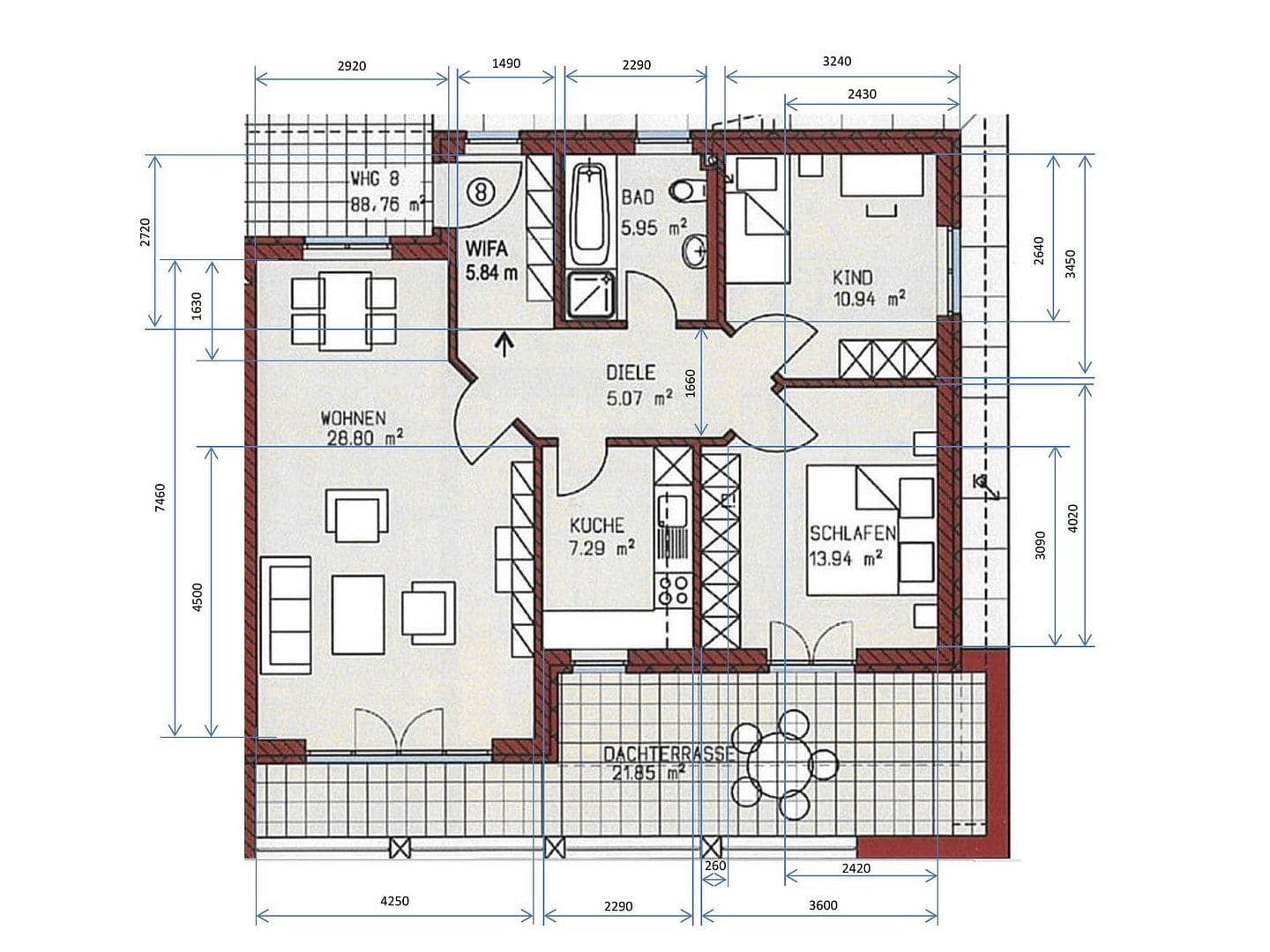 Predaj bytu 3-izbový 89 m², Spretistraße 6b, Ingolstadt, Bavorsko Predaj bytu 3-izbový 89 m², Spretistraße 6b, Ingolstadt, Bavorsko