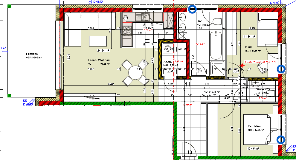 Prenájom bytu 3-izbový 87 m², Am Bahndamm 3, Bad Säckingen, Bádensko-Wurttembersko Prenájom bytu 3-izbový 87 m², Am Bahndamm 3, Bad Säckingen, Bádensko-Wurttembersko