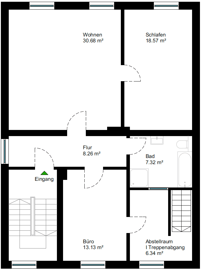 Prenájom bytu 6-izbový 185 m², Jahnstrasse 1, Hof, Bavorsko Prenájom bytu 6-izbový 185 m², Jahnstrasse 1, Hof, Bavorsko