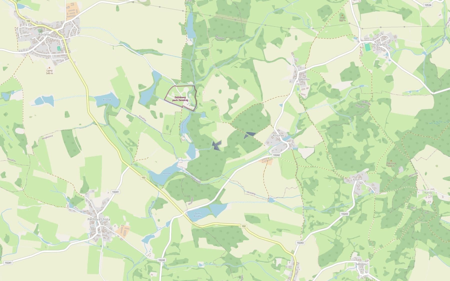 Predaj pozemku 7.381 m², Hrazany, Jihočeský kraj Predaj pozemku 7.381 m², Hrazany, Jihočeský kraj