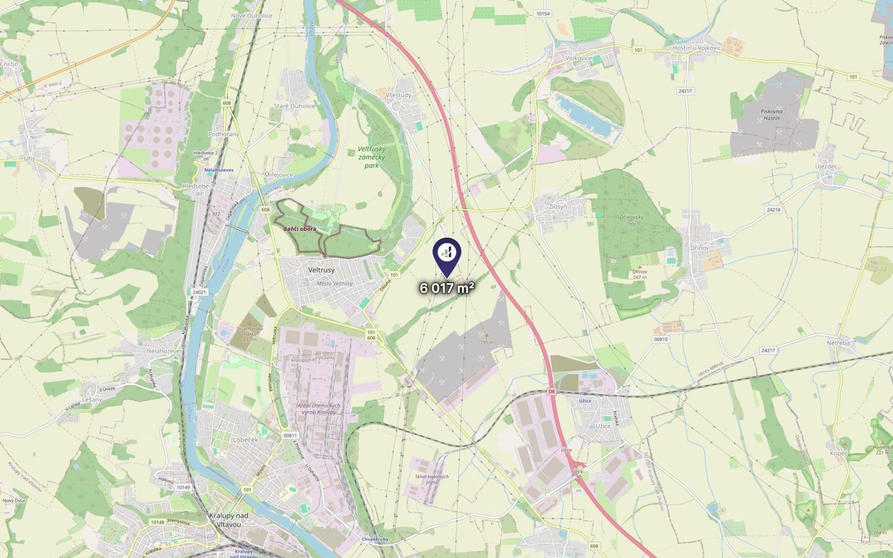 Predaj pozemku 1.504 m², Veltrusy, Středočeský kraj Predaj pozemku 1.504 m², Veltrusy, Středočeský kraj